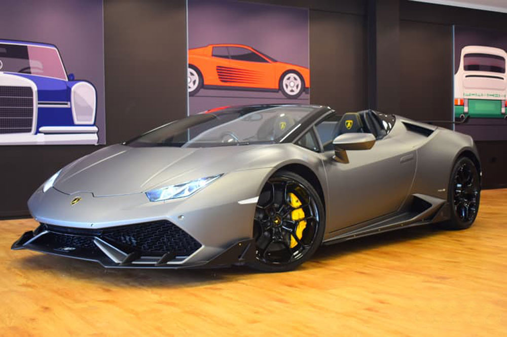 Lamborghini Huracan Spyder - Prestige Car Rentals